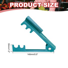 HARFINGTON Rose Thorn Stripper Tool 5.5" Metal Flower Thorn Leaf Remover Flower Stem and Leaf Stripping for Gardening Home Florist Arrangement, Blue