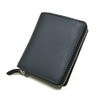 VERAPELLE Men's Wallet, Bi-fold Bill Holder, Genuine Leather, Zippered Coin