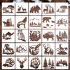 Forest Animal Stencils Bear Deer Stencils for Wood Burning Reusable