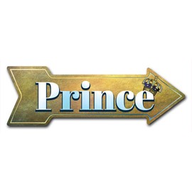 SignMission Decal Art Prince Decal Indoor/Outdoor Decor 24" Directional Sticker Vinyl Wall Decals