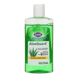 CLOROX Healthcare AloeGuard Antimicrobial Mini Hand Soap for Healthcare Professionals - Liquid Hand Wash for Everyday Use with Aloe Vera to Soothe & Moisturize Hands, 4 Fl Oz