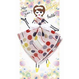 Prairie Dog Floral Sisters Triple Gauze Handkerchief Gift Daisy x Candy with Stick [PCFS-R905] LSB2024