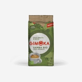 Gimoka Ground Organic Samba Coffee - 100% Arabica - (Pack of 250 grams) - Suitable for Mocha - Intensity 6