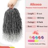 Alicoco Passion Twist Crochet Hair 8 Inch Passion Twist Hair