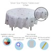Exquisite 12 Pack Premium Rectangle Holiday Design Plastic Tablecloth -