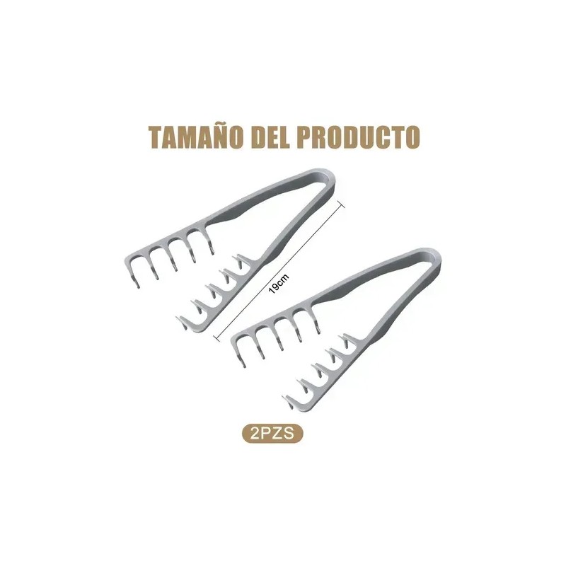 2 Peine Texturizado Y Esponjoso Barbero Estilista Peluquero