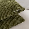 Fancy Homi 4 Packs Boho Moss Green Decorative Throw Pillow