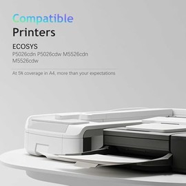 Chipink Chipink TK-5242 TK-5242K Toner Cartridge Compatible for Kyocera TK-5242K TK-5242 1T02R70US0 for ECOSYS P5026cdn P5026cdw M5526cdn M5526cdw Printers.(Black,2-Pack)