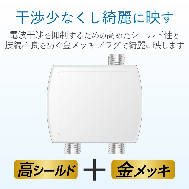 DX Antenna Splitter [2K 4K 8K Compatible] 2 Splitter, All