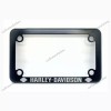 none HARLEY DAVIDSON Motorcycle License Plate Frame - Black Powder
