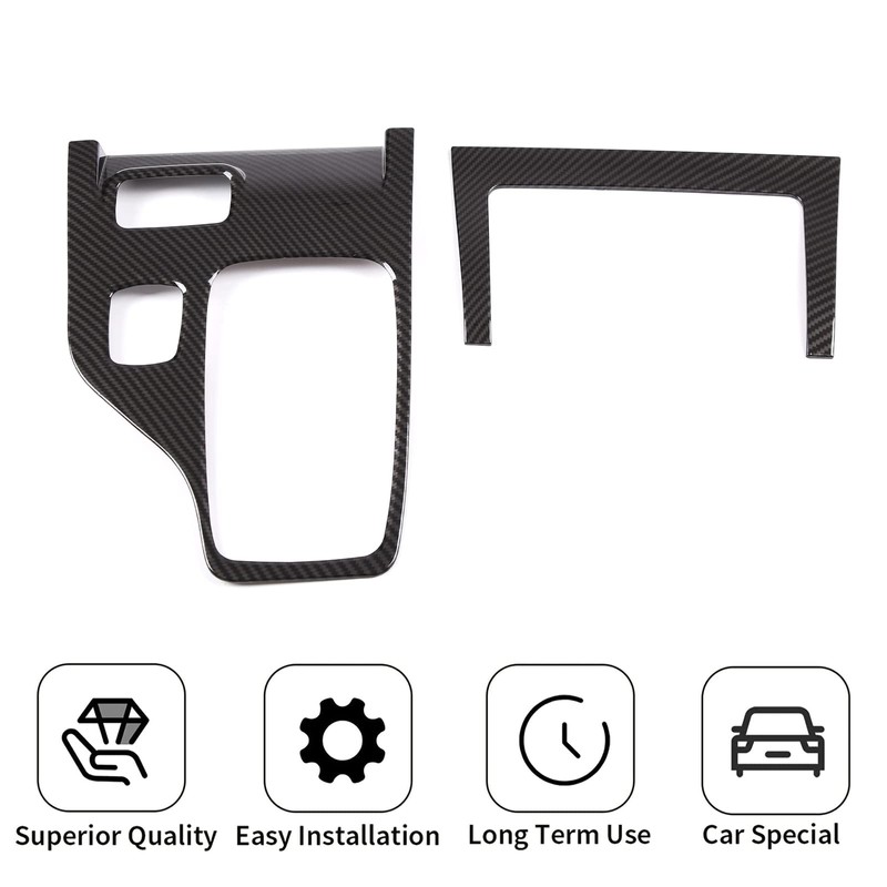 DIYUCAR ABS Plastic Car Interior Center Console Gear Shift Panel
