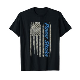 Power Stroke American Flag T-Shirt
