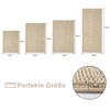 Homaxy Chenille Bathroom Rug, Non-Slip Bath Mat, Washable Bath Mat,