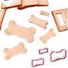 3 Pieces: Dog Bone Cookie Cutter; Dog Cookie Cutter; Dog