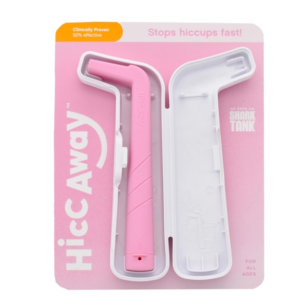 HiccAway Hiccup Straw - Stops Hiccups Naturally & Fast -
