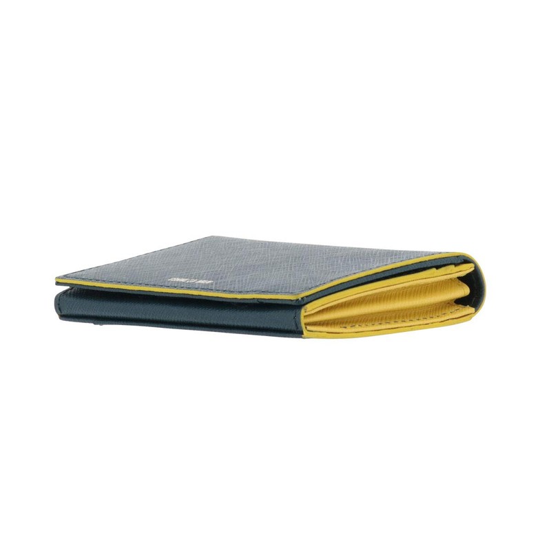 Komsamen 6811 Men's Pass Case, Cole, 10, Black/Blue, [10] Black/Blue