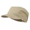 e4Hats.com Garment Washed Adjustable Army Cap - Khaki OSFM