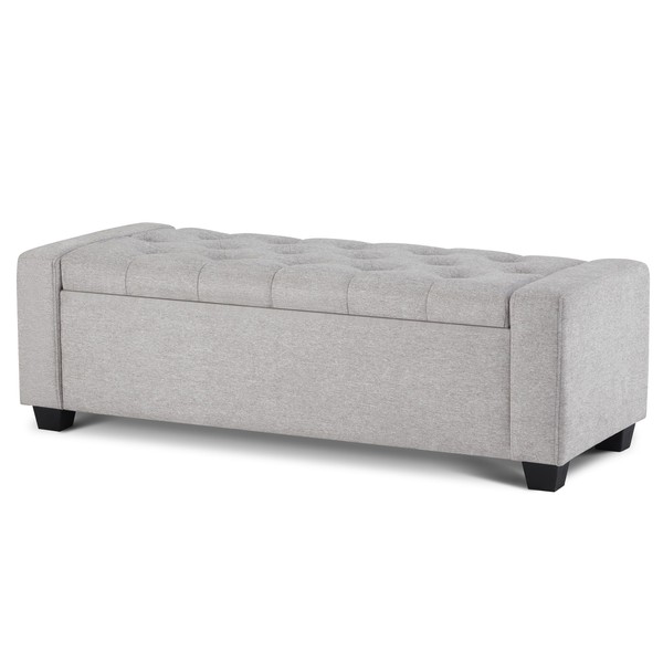 Mangodan 48" Ottoman with Storage, Large Storage Ottoman Bench for