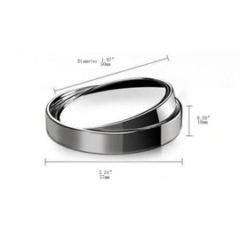 Yesmin 1 Pair Of Blind Spot Rearview Mirrors,360°Rotatable Car Blind Spot Mirrors,High-definition Glass Rearview Mirrors,Suitable For Car And Truck Traffic Safety-Black