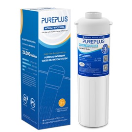 PUREPLUS WFC5300A Under Sink Water Filter, 22000 Gallons, 99.99% Chlorine Reduction, NSF/ANSI Certified, Replacement for WFS5300A Under Counter Water Filtration System