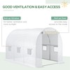 Outsunny 9.8' x 6.6' x 6.6' Plastic Greenhouse Cover Replacement,
