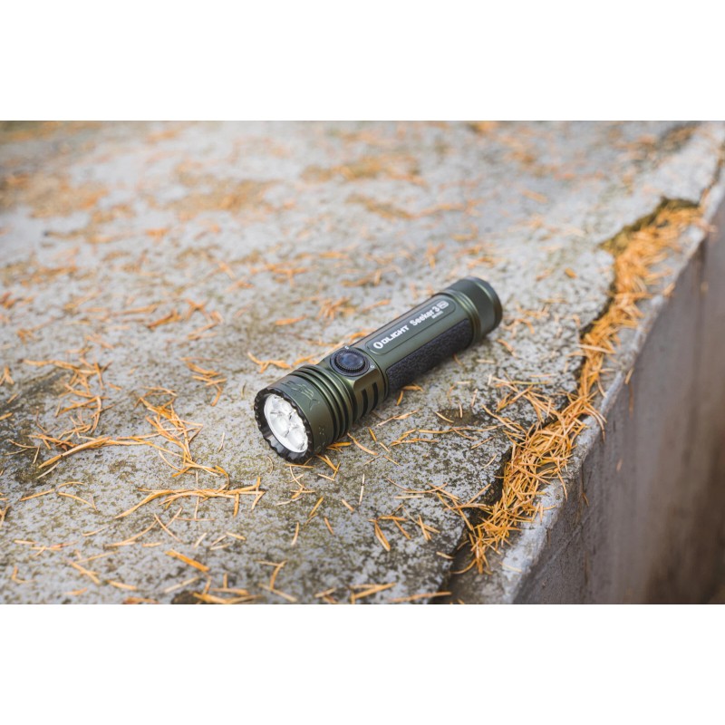 Olight Seeker 3 Pro OD Green Rechargeable Waterproof Flashlight, 4200