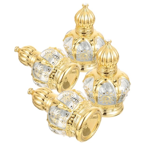Coolboyer 4PCS 15ml Perfume Bottles Roll On Essential Oil Bottles