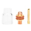 TIG-9/20 Welding Torch Gas Lens Collet Glass Cup Kit for