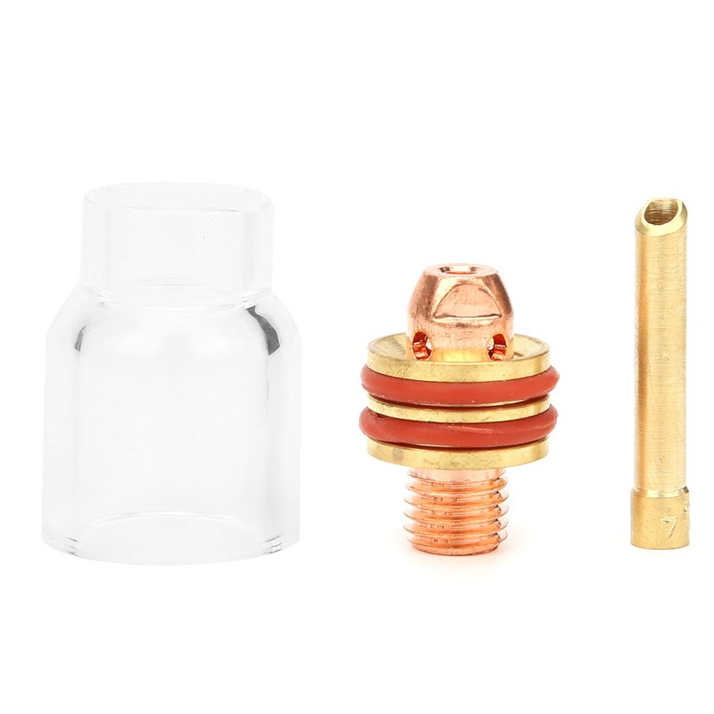 TIG-9/20 Welding Torch Gas Lens Collet Glass Cup Kit for