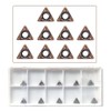 SI FANG 10Pcs Carbide Insert Cutter Tungsten Steel High Precision