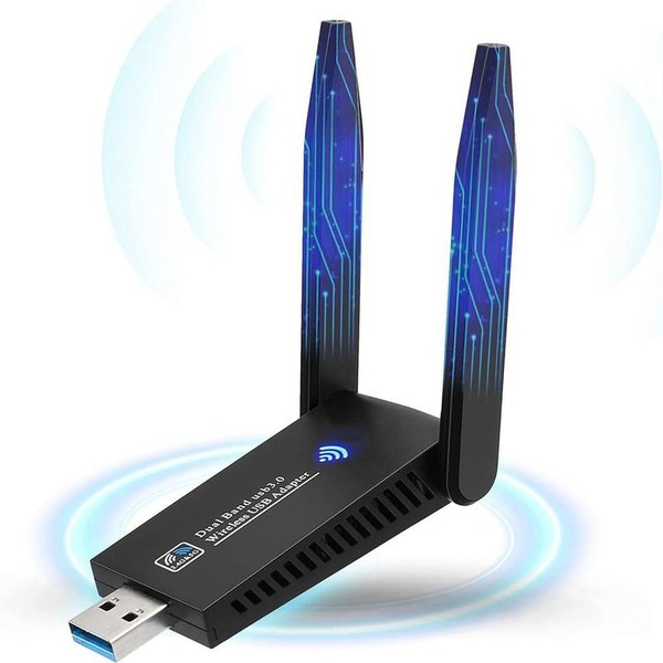 1300Mbps USB 3.0 Wireless Network Card, Dual Band USB 3.0