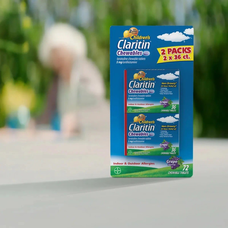 Claritin Children S Niños Antistamínico Con 80 Tabletas