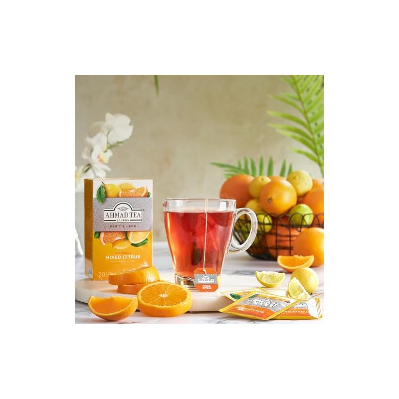 Ahmad Tea, Mixed Citrus, 20 Count (Pack of 6)