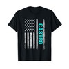 Castro Name American Flag - Castro Last Name T-Shirt