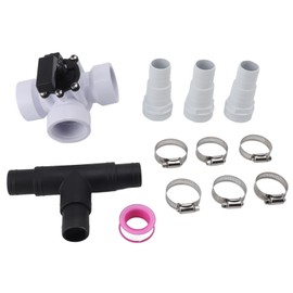 DDBSUN 3 Way Diverter Water Valve for G1 1/2 Female Threaded Swimming Pool Diverter Valve for Pools Spas