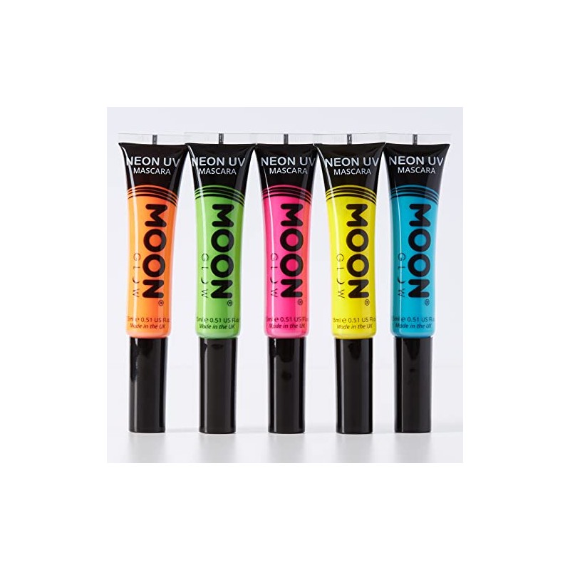 Moon Glow - Blacklight Neon Mascara 0.51oz Set of 5
