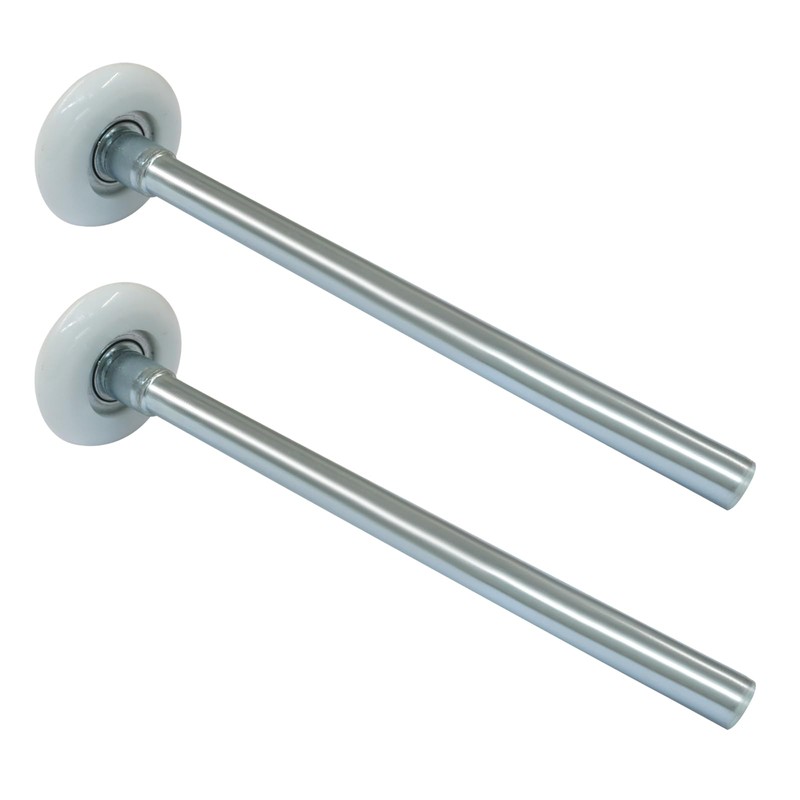 OSVJE 2 Pcs 1.8" Nylon Garage Roller 7.5" Stem, Quiet