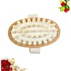 Beavorty Cushion Wooden Spa Massager Handheld Dry Skin Exfoliating Brush