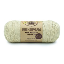 Lion Brand Yarn Respun Bonus Bundle Yarn for Knitting and Crocheting, 1 Pack, Parchment