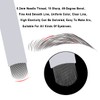 30Pcs Disposable Eyebrow Microblading Needles,Lip Tattooing Microblades Permanent Makeup Blades