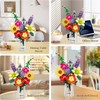 IKIDSUN Flowers Bouquet Building Sets, Artificial Flower Plants for Botanical