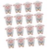 Kisangel 12Pcs Miniature Sheep Figurines Adorable Resin Garden Animals for