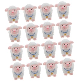 Kisangel 12Pcs Miniature Sheep Figurines Adorable Resin Garden Animals for DIY Fairy Garden Terrarium Decoration for Succulent Lovers and Micro Landscape Enthusiasts