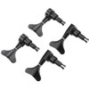 2L2R Fishtail shaped Button Sealed Bass Guitar Tuning Pegs Machine