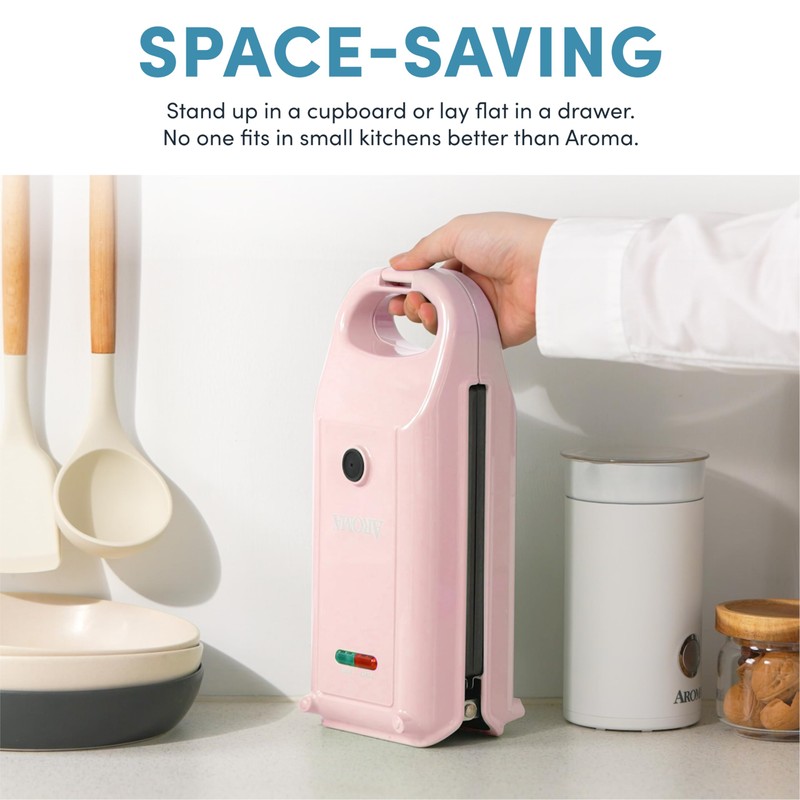 AROMA® Swap & Flip Waffle Maker with Removable Plates: 3-in-1