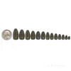 Fishfun Tungsten Flipping Weights, Worm Sinkers for Bass Fishing, 1/2oz,