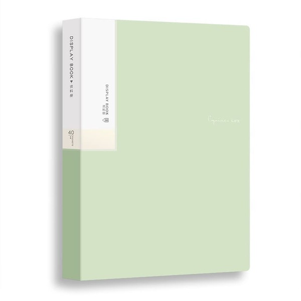 Presentation Book Binder with 40 Clear Plastic Sleeves - 40