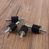 Mikqky 4 pieces vibration damper, rubber buffer M8, rubber bearing