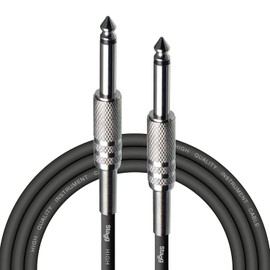 Stagg SGC3 Serie S - Cable de instrumentos con enchufe de teléfono a conectores de enchufe de teléfono, 10 pies
