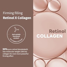 Mediheal Mascarilla De Retinol Colágeno Ampolla Lifting (10 Recuentos) Forv Line Mask, Anti-Envejecimiento - Ayuda A Reducir Las Líneas Finas Y Arrugas, Y Suaviza La Piel